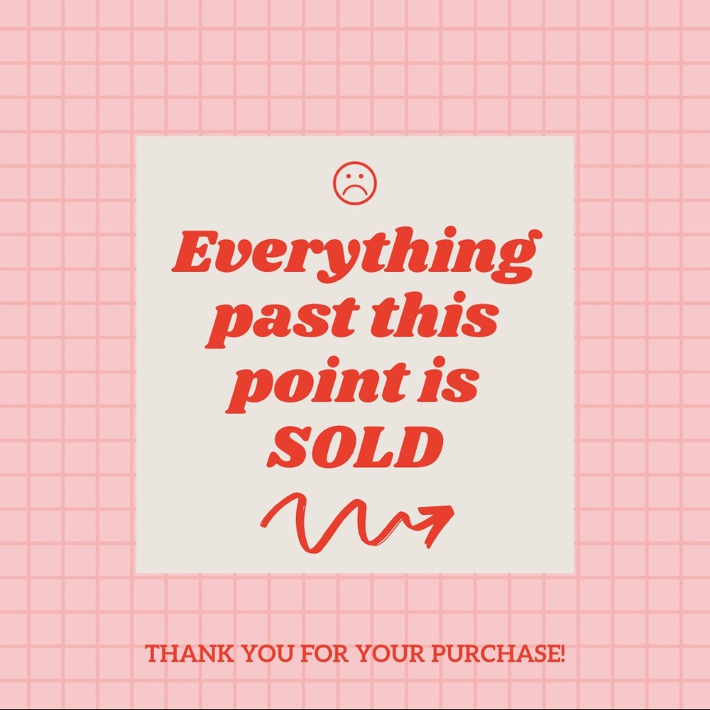 🛍️ SOLD ITEMS 🛍️